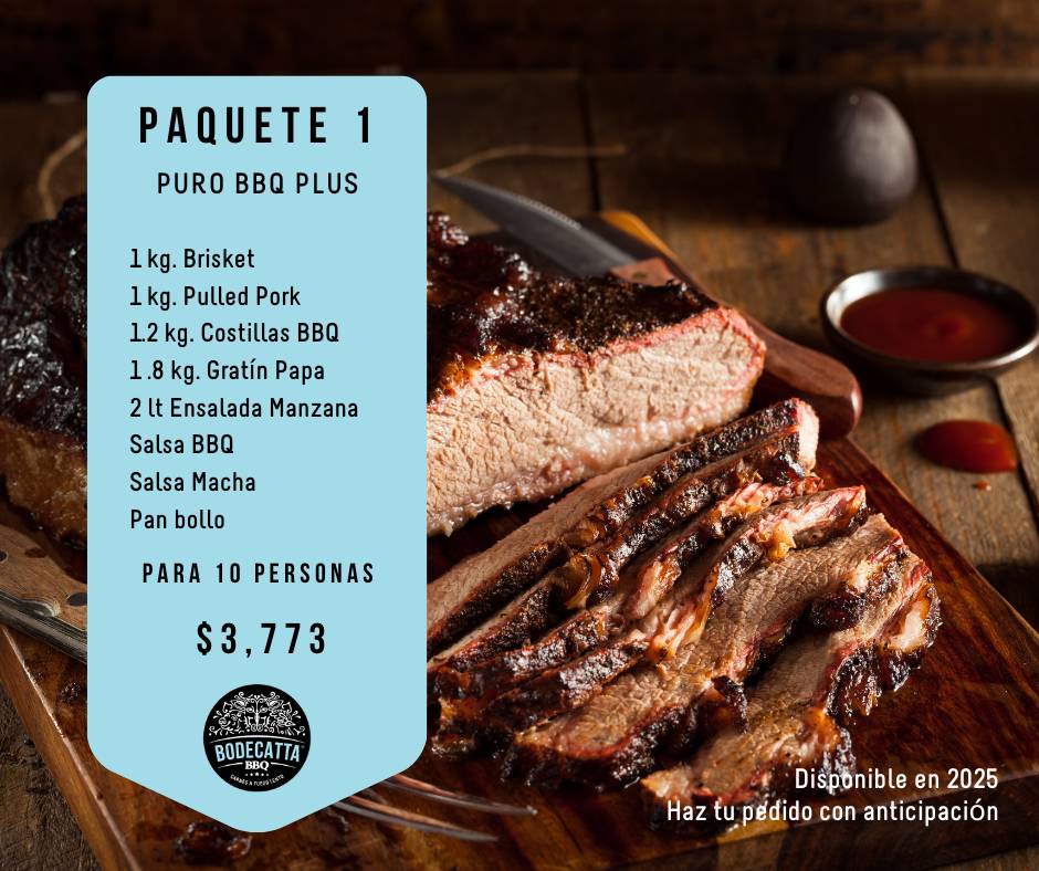 Bodecatta BBQ paquetes 2025